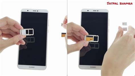 huawei p smart 2018 sd card|Huawei P Smart (2019): How to insert the microSD card.